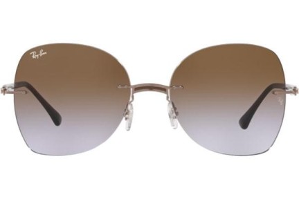 Sunčane naočale Ray-Ban Titanium Collection RB8066 155/68 Kvadratni Smeđi