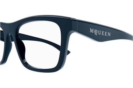 Naočale Alexander McQueen AM0475O 008 Kvadratni Plavi