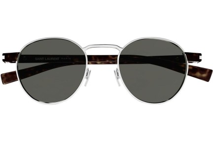 Sunčane naočale Saint Laurent SL707 001 Okrugao Srebrni