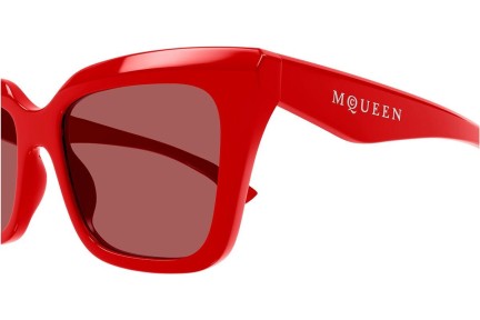 Sunčane naočale Alexander McQueen AM0473S 003 Kvadratni Crveni