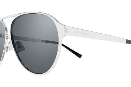 Sunčane naočale Saint Laurent SL734 003 Pilotski Srebrni