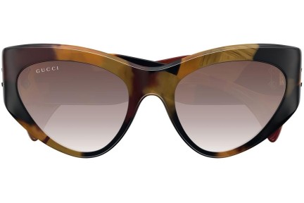 Sunčane naočale Gucci GG1704S 002 Cat Eye Havana