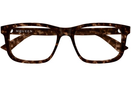 Naočale Alexander McQueen AM0486O 007 Kvadratni Havana