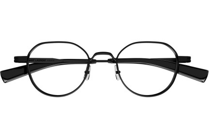 Naočale Saint Laurent SL730 001 Okrugao Crni