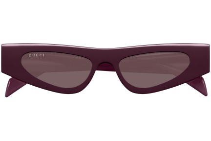 Sunčane naočale Gucci GG1779S 008 Cat Eye Ljubičasti