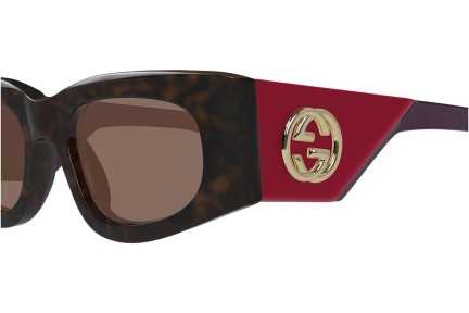 Sunčane naočale Gucci GG1664S 004 Kvadratni Havana