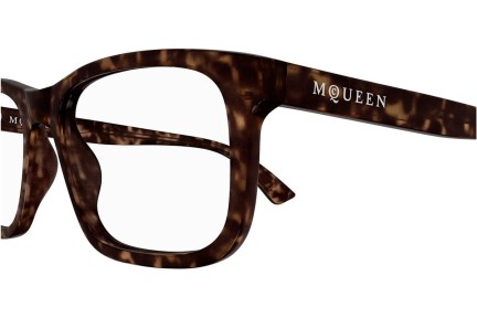 Naočale Alexander McQueen AM0486O 007 Kvadratni Havana