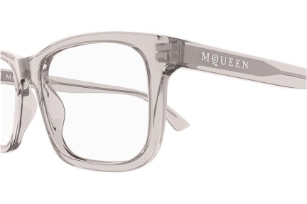 Naočale Alexander McQueen AM0486O 008 Kvadratni Sivi