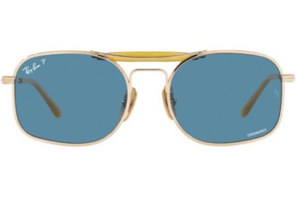 Sunčane naočale Ray-Ban Chromance Collection RB8062 9205S2 Polarized Kvadratni Zlatni