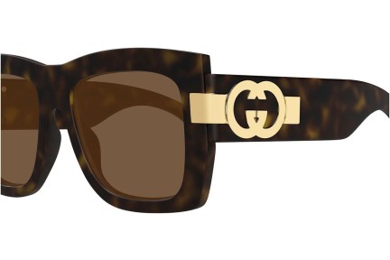 Sunčane naočale Gucci GG1688S 002 Kvadratni Havana