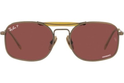 Sunčane naočale Ray-Ban Chromance Collection RB8062 9207AL Polarized Kvadratni Smeđi