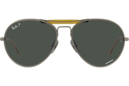 Sunčane naočale Ray-Ban Chromance Collection RB8063 9208K8 Polarized Pilotski Srebrni