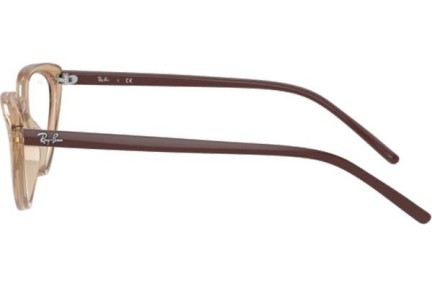 Naočale Ray-Ban RX7188 5940 Cat Eye Smeđi