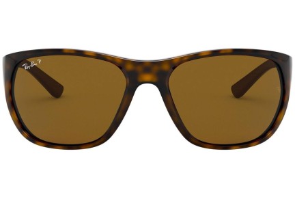 Sunčane naočale Ray-Ban RB4307 710/83 Polarized Kvadratni Havana