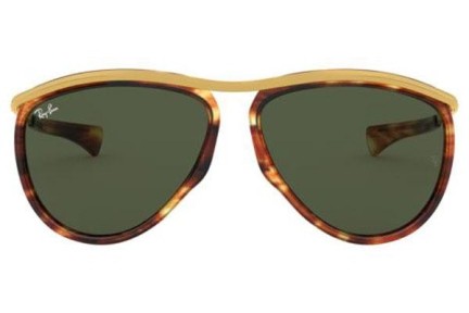 Sunčane naočale Ray-Ban Olympian Aviator RB2219 954/31 Pilotski Havana