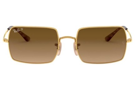 Sunčane naočale Ray-Ban Rectangle RB1969 9147M2 Polarized Kvadratni Zlatni