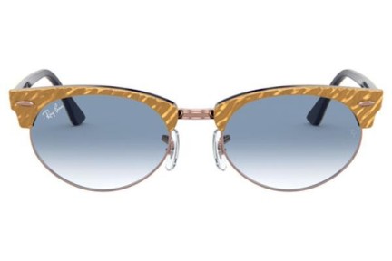 Sunčane naočale Ray-Ban Clubmaster Oval RB3946 13063F Zadebljani gornji dio Bež