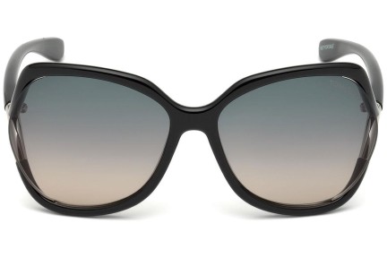 Sunčane naočale Tom Ford Anouk FT0578 01B Oversize Crni