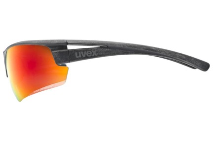 Sunčane naočale uvex sportstyle ocean P Black Mat S3 Polarized Pravokutan Crni