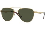 Sunčane naočale Persol PO1003S 515/31 Pilotski Zlatni