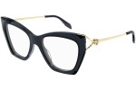 Naočale Alexander McQueen AM0376O 002 Cat Eye Plavi