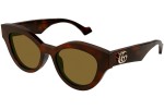 Sunčane naočale Gucci GG0957S 006 Cat Eye Havana