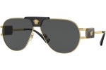 Sunčane naočale Versace Special Project Aviator VE2252 100287 Pilotski Zlatni