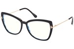 Naočale Tom Ford FT5882-B 005 Cat Eye Crni