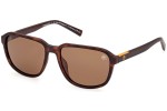 Sunčane naočale Timberland TB9311 52H Polarized Kvadratni Havana