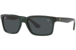 Sunčane naočale Ray-Ban RB4393M F68087 Pravokutan Zeleni