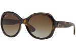 Sunčane naočale Ray-Ban RB4191 710/T5 Polarized Okrugao Havana