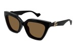 Sunčane naočale Gucci GG1542S 001 Cat Eye Crni