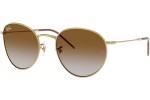 Sunčane naočale Ray-Ban RBR0103S 001/CB Okrugao Zlatni