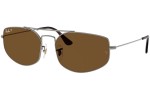 Sunčane naočale Ray-Ban RB3845 004/57 Polarized Pravokutan Sivi