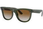 Sunčane naočale Ray-Ban Wayfarer Reverse RBR0502S 6775CB Kvadratni Zeleni