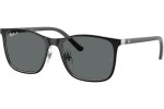 Sunčane naočale Ray-Ban Junior RJ9551S 295/81 Polarized Kvadratni Crni