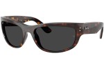 Sunčane naočale Ray-Ban RB2289 902/48 Polarized Pravokutan Havana