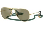 Sunčane naočale Ray-Ban Junior Aviator Junior RJ9506S 223/6R Pilotski Zlatni