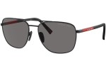 Sunčane naočale Prada Linea Rossa PS54ZS 1BO02G Polarized Ovalni Crni