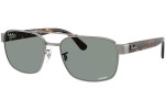 Sunčane naočale Ray-Ban RB3751CH 004/3R Polarized Kvadratni Srebrni