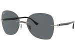 Sunčane naočale Ray-Ban Titanium Collection RB8066 003/81 Polarized Kvadratni Crni