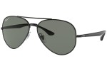 Sunčane naočale Ray-Ban RB3675 002/58 Polarized Pilotski Crni