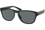 Sunčane naočale Polo Ralph Lauren PH4180U 537581 Polarized Kvadratni Crni